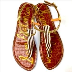 Sam Edelman Gold Sandals